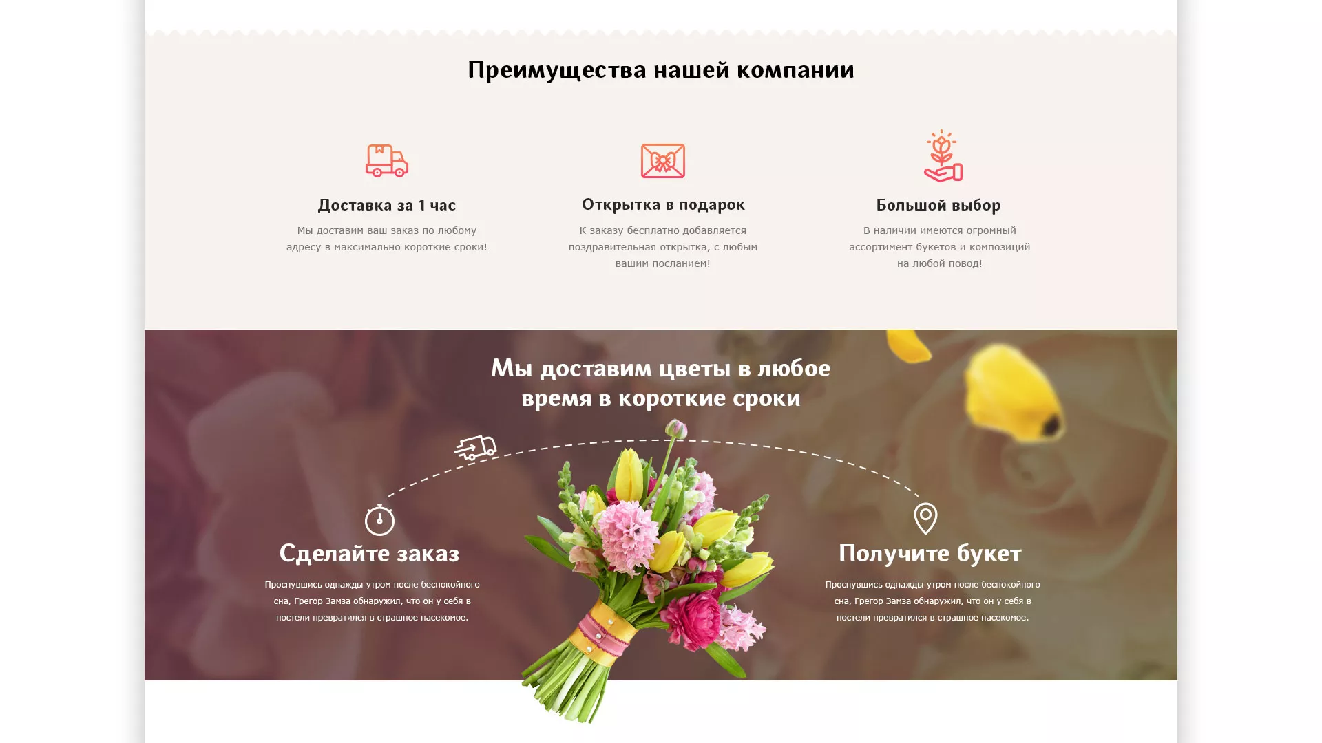 Создание интернет-магазина «Букет-онлайн» по цветам в Шимановске